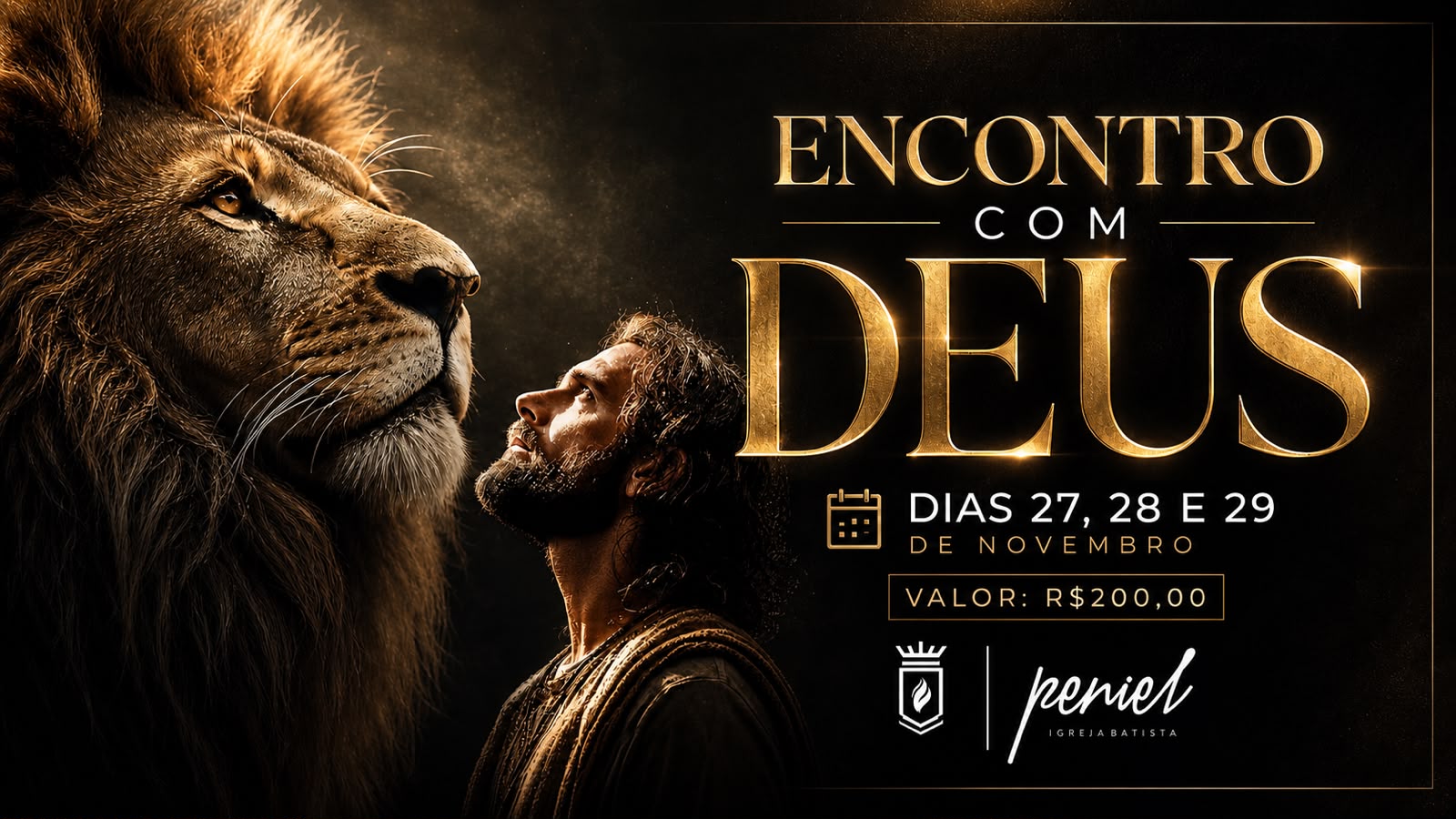 Encontro com Deus — 27, 28 e 29 de novembro
